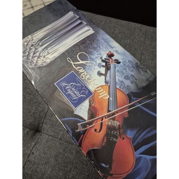 Cristal d'Arques Longchamp 24% Lead Crystal Tumblers Hi-ball Glasses Set Of 4. - Picture 6 of 7